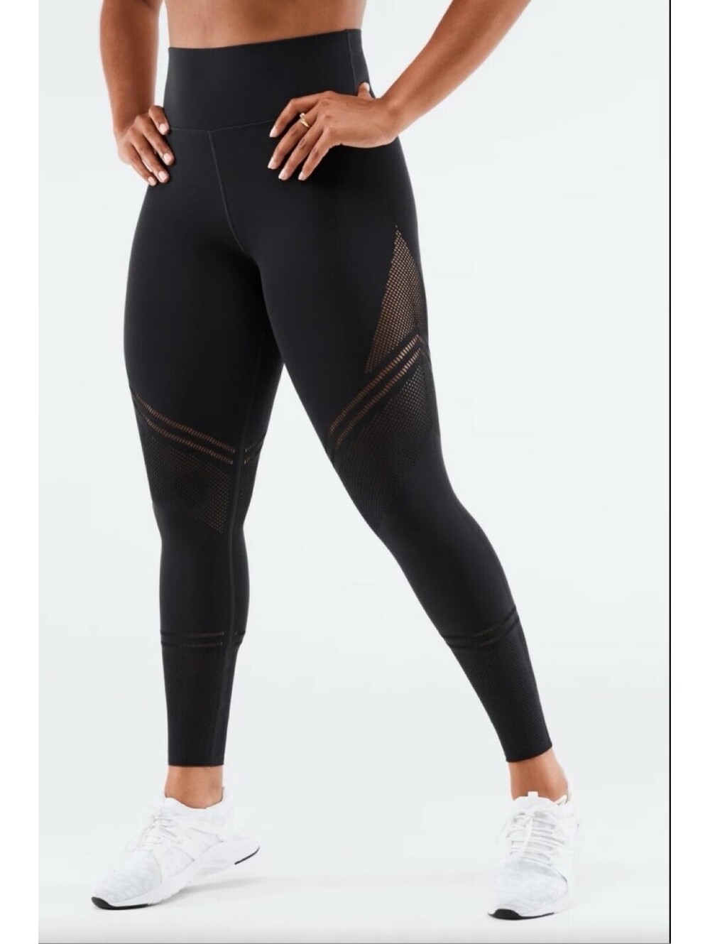 Fabletics Sculptknit Black Compression Leggings Sz. S